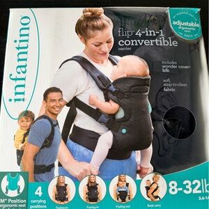 Infantino Flip 4-in-1 Convertible Carrier - Black